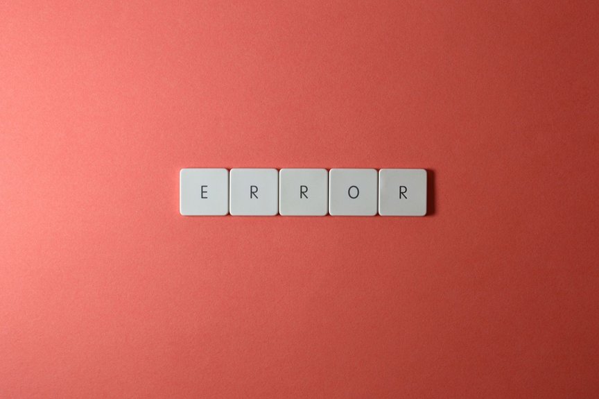 frequent errors require resolution